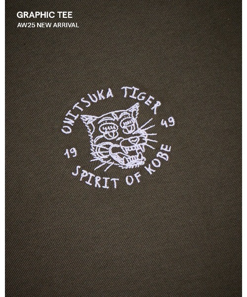 Tsu出品 Onitsuka Tiger（オニツカタイガー） tシャツ GRAPHIC TEE