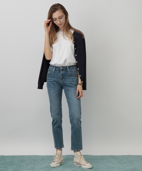 [saloon] Denim брюки MEDIUM голубой женский 