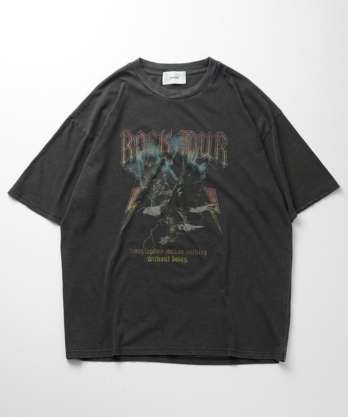 「Confirm」 半袖Tシャツ M チャコールグレー メンズ