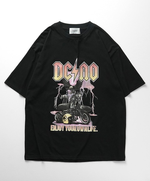 「Confirm」 半袖Tシャツ M チャコールグレー メンズ