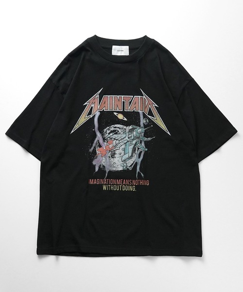 「Confirm」 半袖Tシャツ M チャコールグレー メンズ