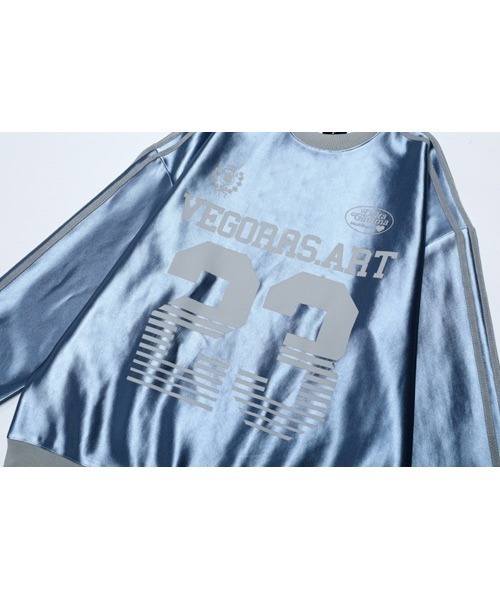 「Ressaca」 長(zhǎng)袖Tシャツ L グレー メンズ