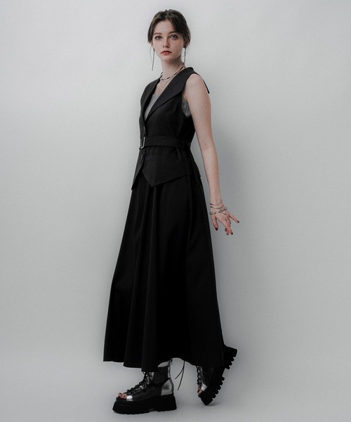 HARE（ハレ） ワンピース Vネックレイヤードライクワンピース(HARE