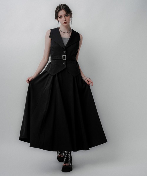 HARE（ハレ） ワンピース Vネックレイヤードライクワンピース(HARE