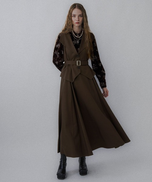 HARE（ハレ） ワンピース Vネックレイヤードライクワンピース(HARE