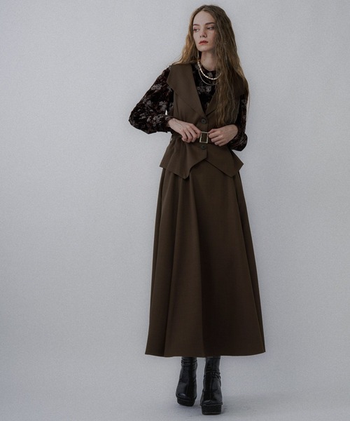 HARE（ハレ） ワンピース Vネックレイヤードライクワンピース(HARE