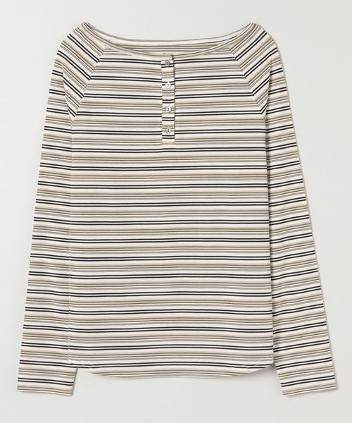 tシャツ マルチボーダーヘンリーLST/589935 レディース | JEANASIS | 16