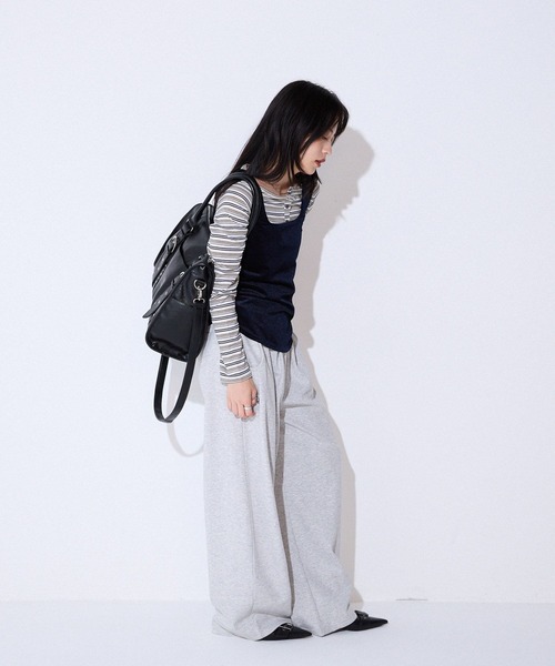 tシャツ マルチボーダーヘンリーLST/589935 レディース | JEANASIS | 04