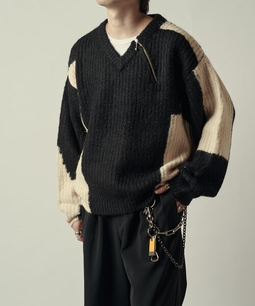 justice様用 クルニ × lui's 23AW ZIPデザイン ニット justice様用 クルニ × lui's 23AW ZIPデザイン ニット justice様用