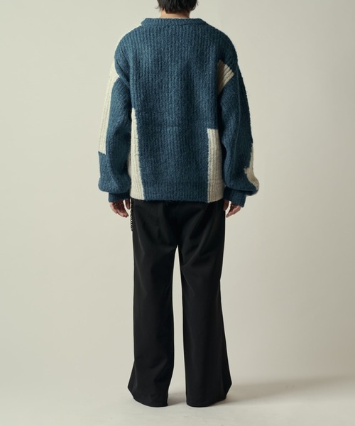 Lui's（ルイス） セーター ニット SURJENT ZIPデザインニット メンズ