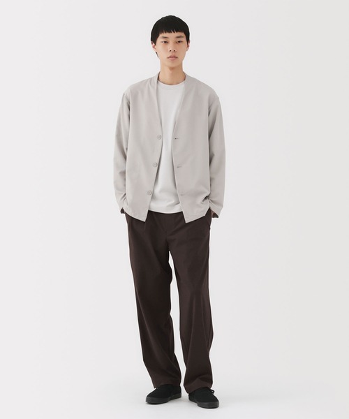 無印良品（MUJI） パンツ 紳士 乾きやすいイージータックワイドパンツ