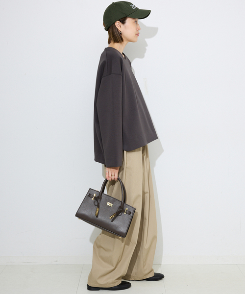 SLOBE IENA パンツ 「接触冷感」ライトチノタックカーブ