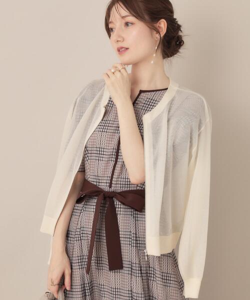 新品タグ付｜Bouchon｜シアーブルゾン｜紺ジップアップ｜ネイビー 