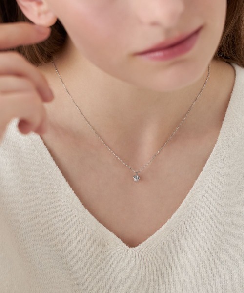 4℃ ネックレス 「Autumn Limited」シルバー レディース