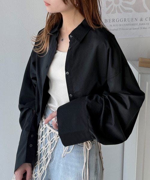 「classicalelf」 長(zhǎng)袖シャツ LARGE ブルー系その他 レディース