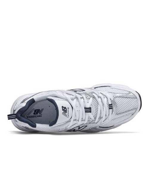 「New Balance」 ローカットスニーカー 24.5cm ホワイト×ホワイト レディース