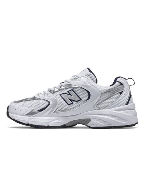 「New Balance」 ローカットスニーカー 24.5cm ホワイト×ホワイト レディース