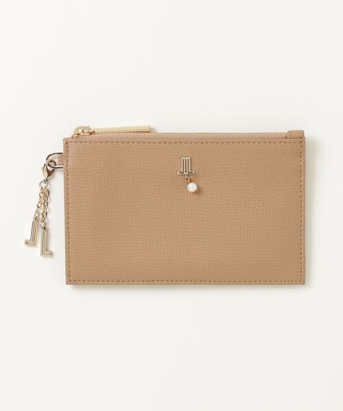 「LANVIN en Bleu」 カードケース FREE ベージュ レディース