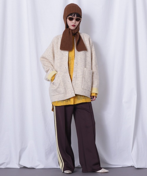 セール‼️rose bud ピンク系ボタン付きカーディガン ROSE BUD（ローズバッド） ニットカーディガン FREE ピンク レディース