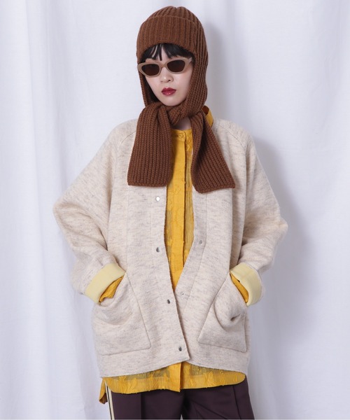 ROSE BUD（ローズバッド） ニットカーディガン FREE ピンク レディース