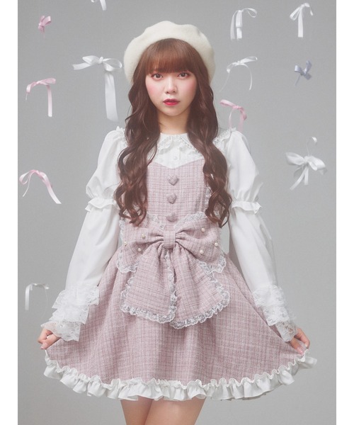 Ank Rouge（アンクルージュ） ワンピース キラキラツイードお姫様