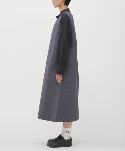 MHL.（エムエイチエル） ワンピース HAIRLINE COTTON WOOL : ZOZOTOWN