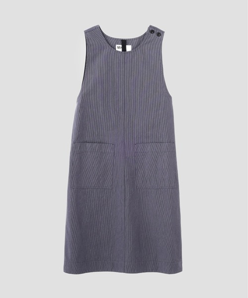 MHL：COTTON WOOLワンピース MHL.（エムエイチエル） ワンピース HAIRLINE COTTON WOOL : ZOZOTOWN