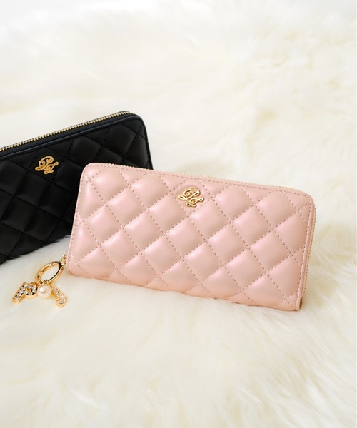 ポールアンドジョー 革財布 牛革 長財布 スモールフラワー PAUL &amp; JOE PAUL & JOE ACCESSOIRES（ポールアンドジョーアクセソワ） ポール