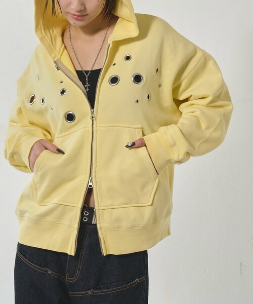 美品 ハトメロゴパーカー S 美品 ハトメロゴパーカー S