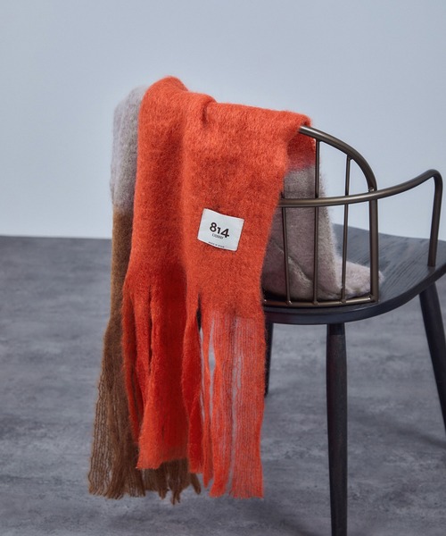 814 EZCARAY マフラー ストール 「Ezcaray（エスカライ）」COLOR BLOCK