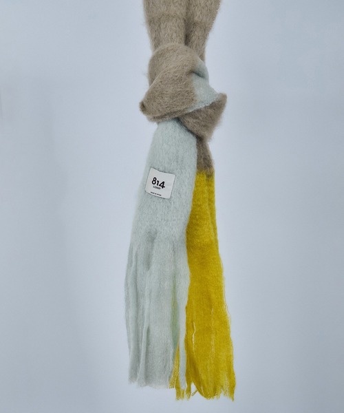 814 EZCARAY マフラー ストール 「Ezcaray（エスカライ）」COLOR BLOCK