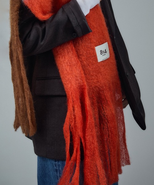 814 EZCARAY マフラー ストール 「Ezcaray（エスカライ）」COLOR BLOCK