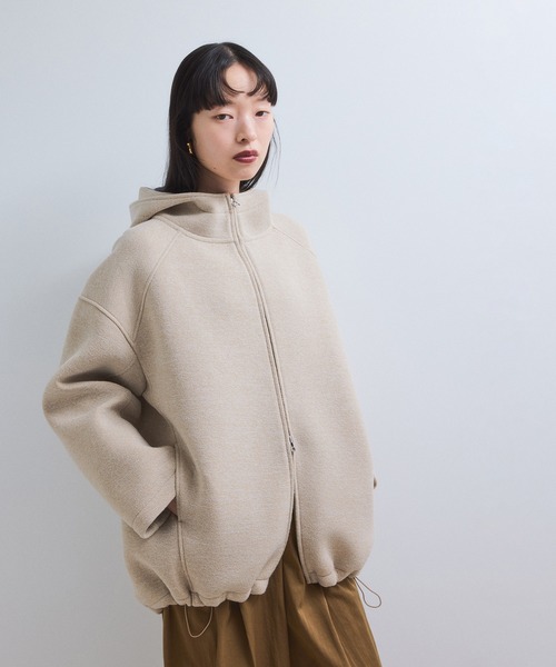 ADAM ET ROPÉ/アダムエロペ　フーディーブルゾン ADAM ET ROPE'（アダムエロペ） ブルゾン アウター 「WEB限定