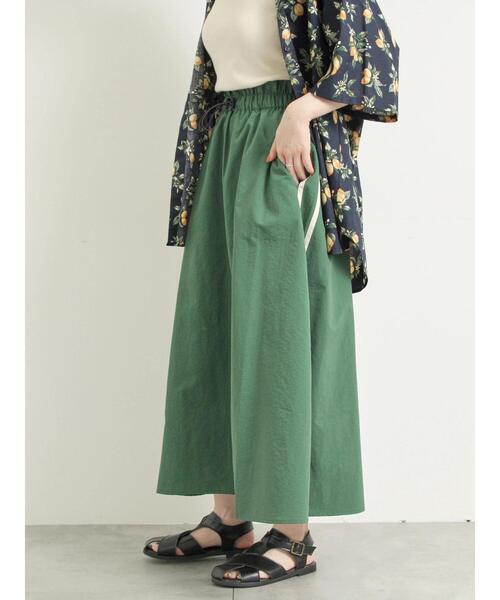 Samansa Mos2（サマンサモスモス） 「SM2」 フレアスカート F カーキ