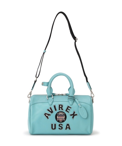 AVIREX（アヴィレックス） ボストンバッグ VARSITY LEATHER MINI