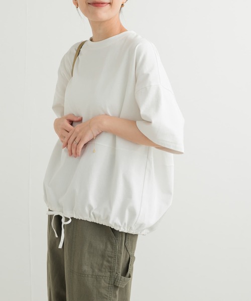 「URBAN RESEARCH DOORS」 半袖カットソー MEDIUM オフホワイト レディース_画像7