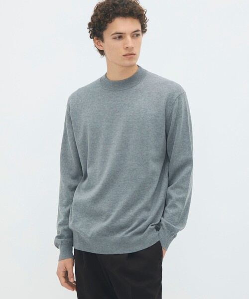 CABaN（キャバン） セーター ニット コットンカシミヤ プレーンモック