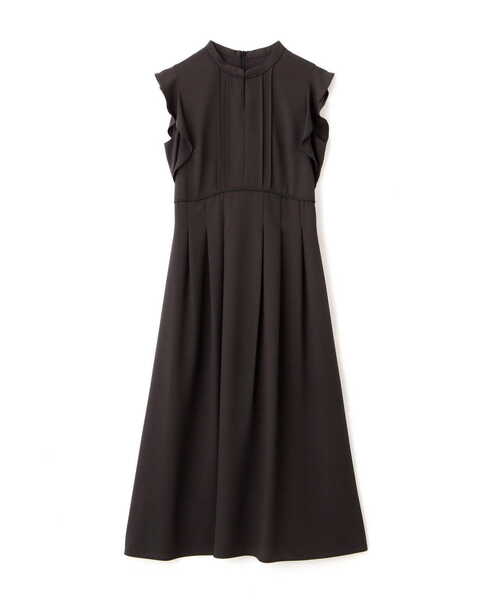 「NATURAL BEAUTY BASIC」 ノースリーブワンピース MEDIUM ブラック レディース_画像2