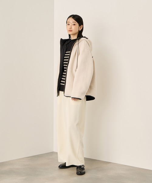 ketty（ケティ） パンツ カットジョーゼットイージーワイドパンツ