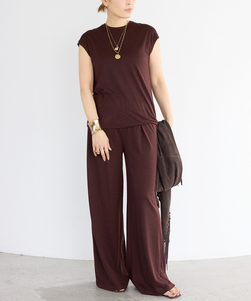 Deuxieme Classe（ドゥーズィエムクラス） イージーパンツ 38 ボルドー