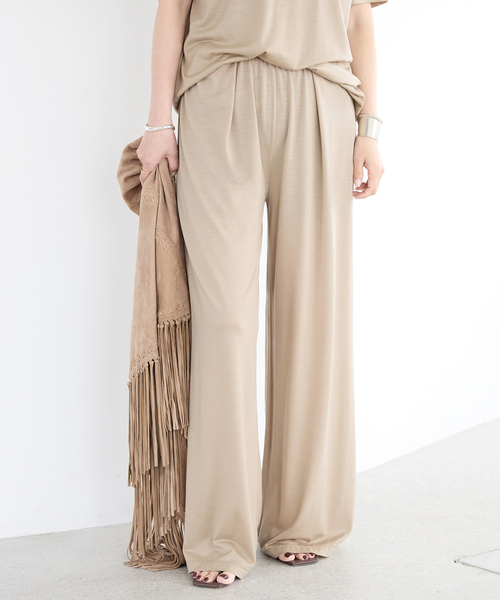 Deuxieme Classe（ドゥーズィエムクラス） イージーパンツ 38 ボルドー