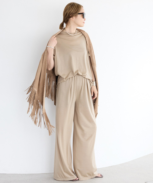 Deuxieme Classe（ドゥーズィエムクラス） イージーパンツ 38 ボルドー