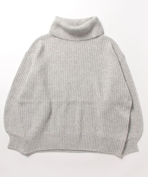 「HARE」 タートルネックニット SMALL グレー メンズ_画像2