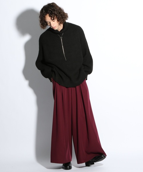 「HARE」 タートルネックニット SMALL グレー メンズ_画像3