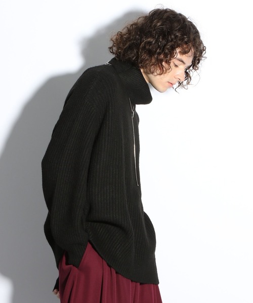 「HARE」 タートルネックニット SMALL グレー メンズ_画像6