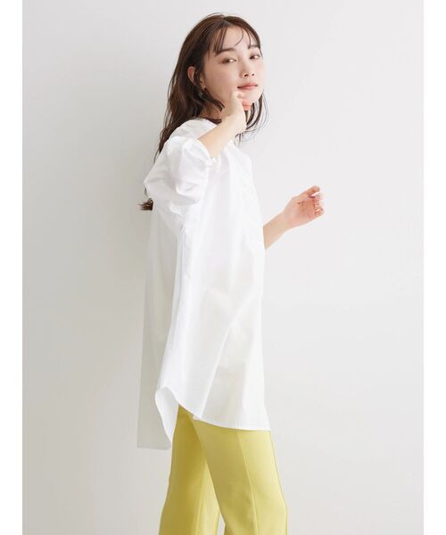 「AMERICAN HOLIC」 長袖ブラウス M オフホワイト レディース_画像7