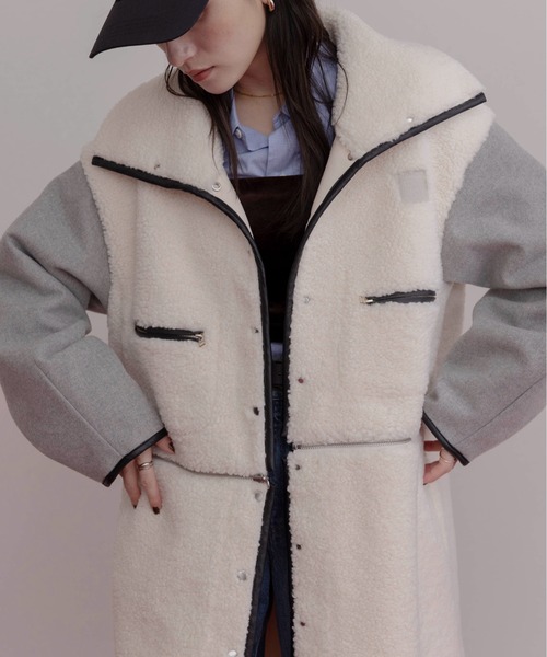 Eimee Law（エイミーロウ） ムートンコート ボアコート リバーシブル