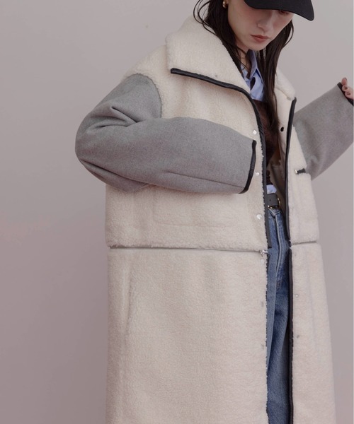 エイミーロウ　ボアコート Eimee Law（エイミーロウ） ムートンコート ボアコート リバーシブル