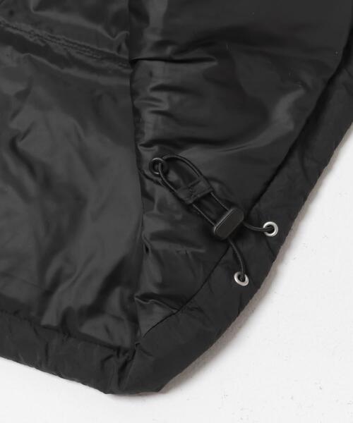 FORK&SPOON　SORONAノーカラーコート BLACK アーバンリサーチ ドアーズ URBAN RESEARCH DOORS FORK&SPOON SORONA