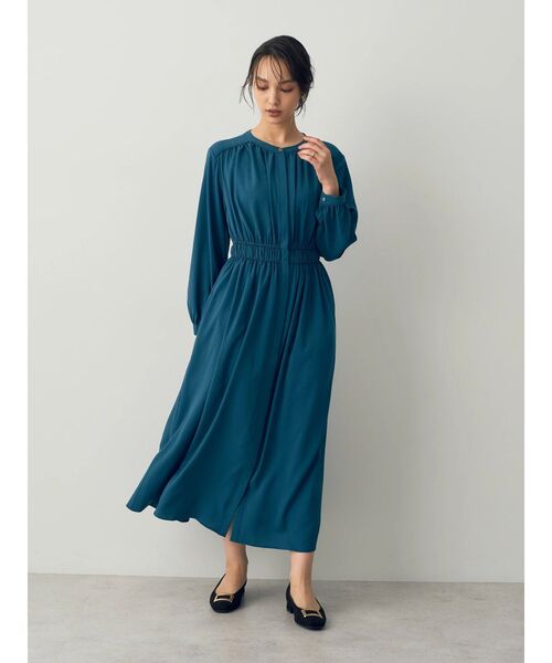 「YECCA VECCA」 長袖ワンピース FREE ブルー レディース_画像5